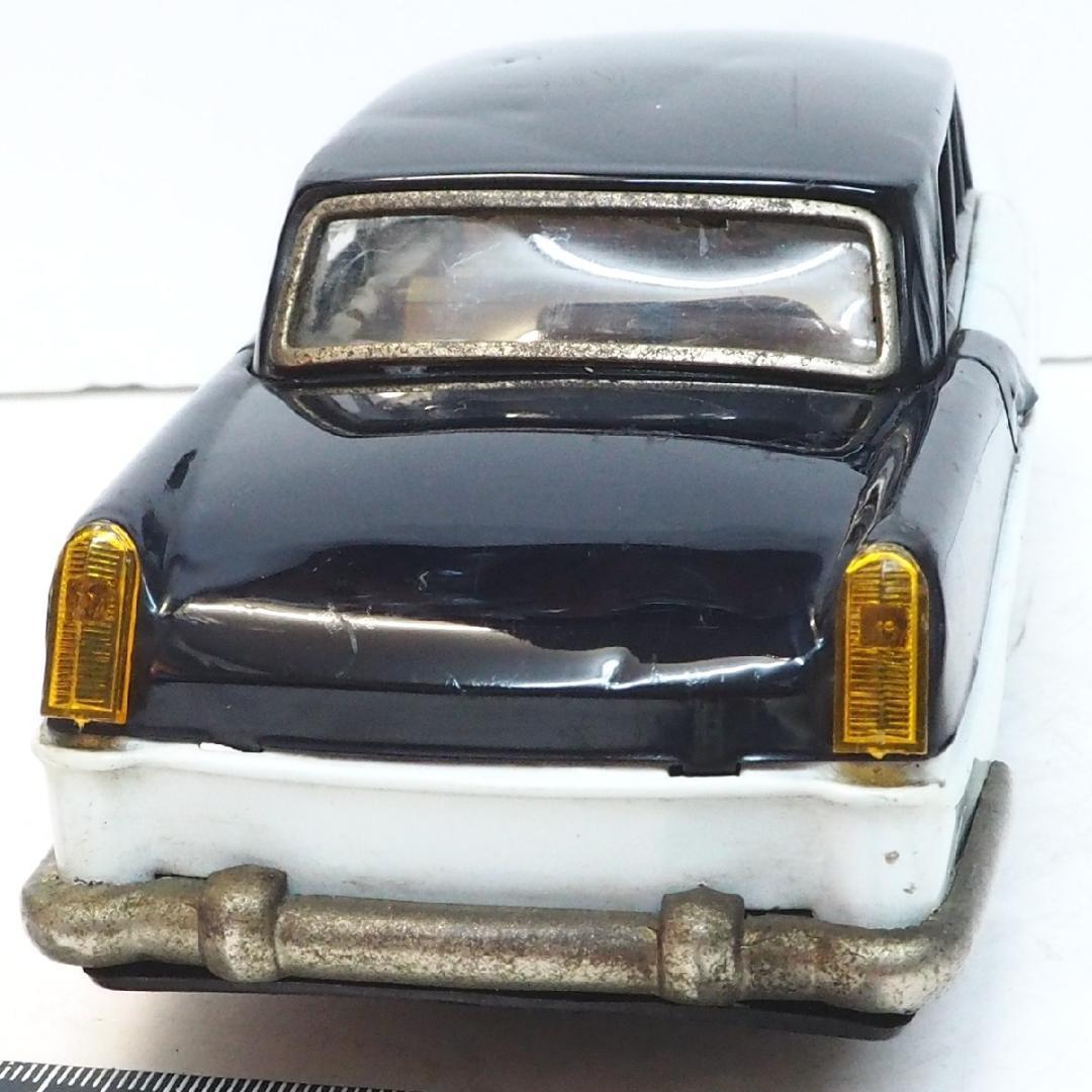萬代屋【MGマグネット マークⅢセダン水色/紺】ブリキtin toy car箱無