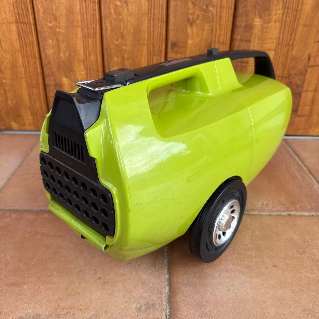 SANYO 掃除機 ライムグリーン　昭和レトロ　レトロ　緑　家電　昭和家電