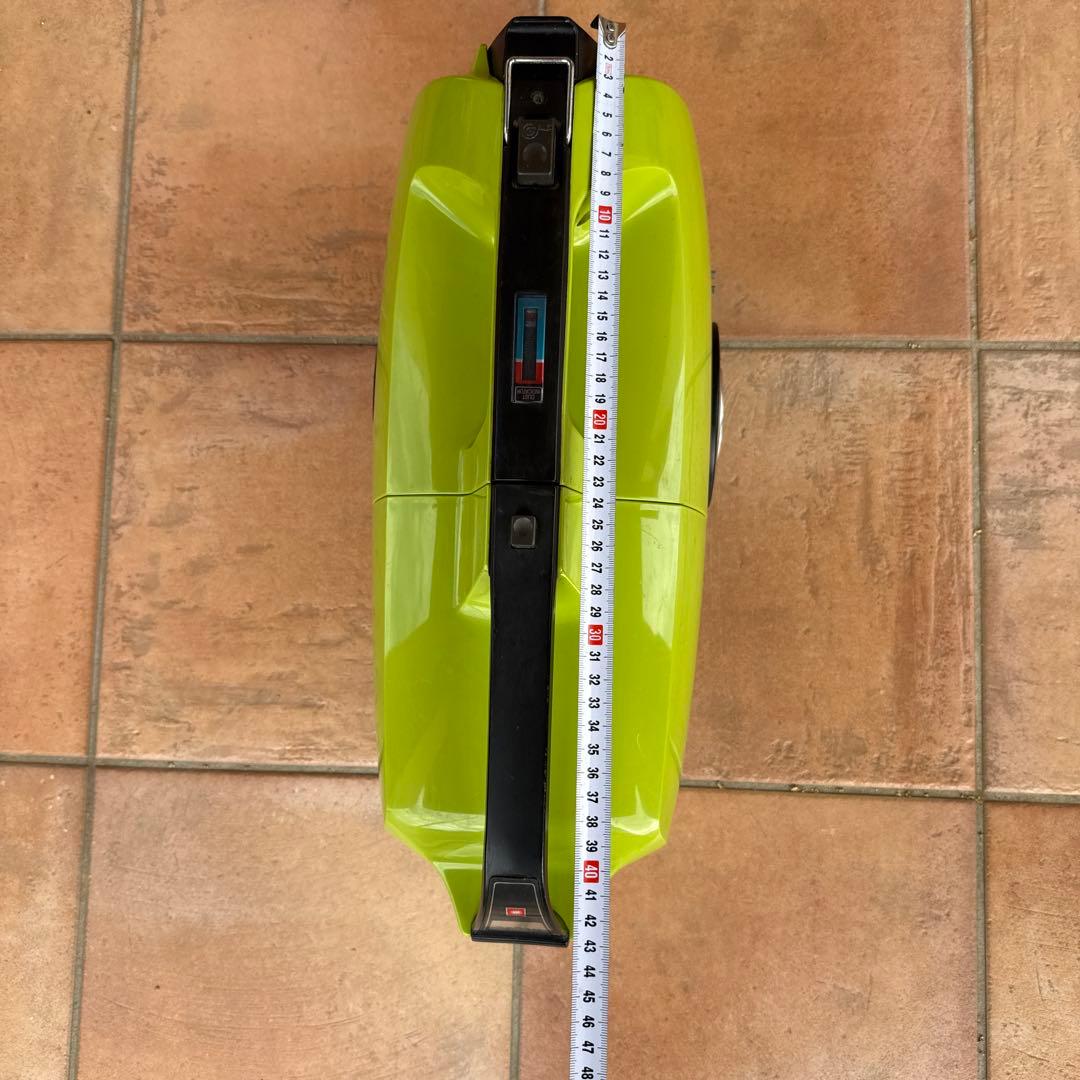 SANYO 掃除機 ライムグリーン　昭和レトロ　レトロ　緑　家電　昭和家電