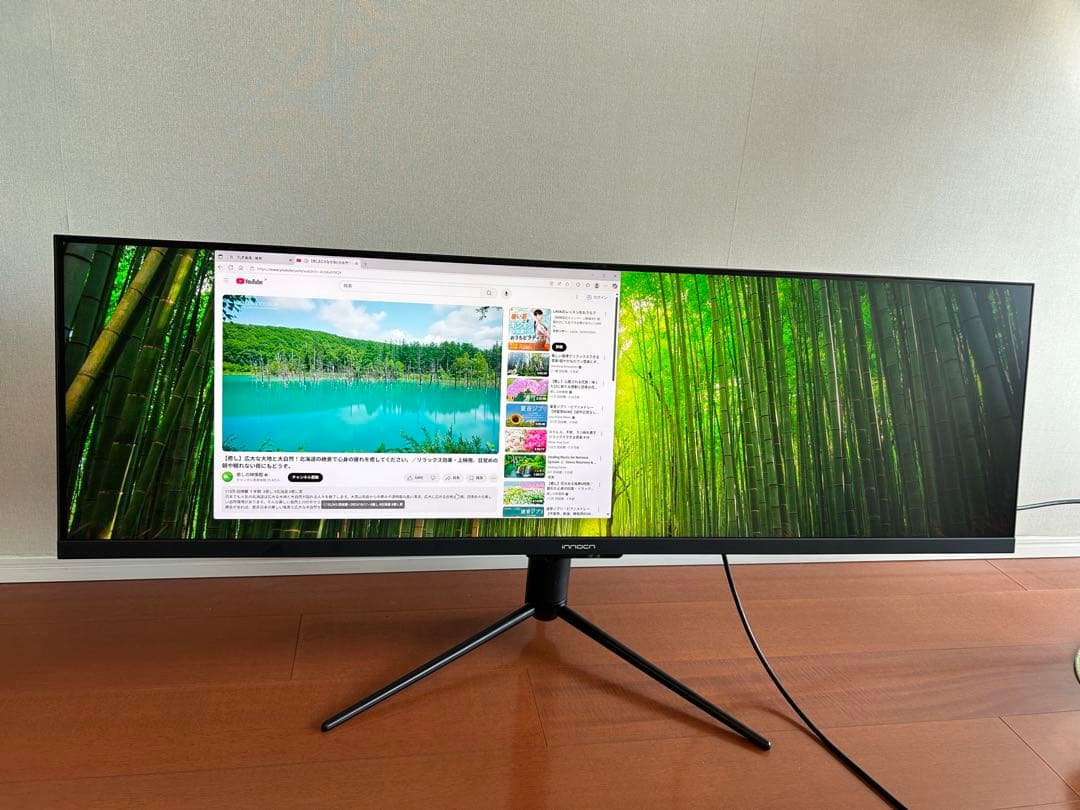 INNOCN 43.8インチ モニター　3840*1080 ウルトラワイド