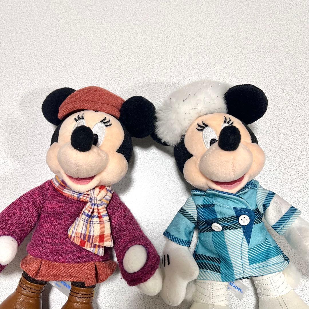 ディズニー ミニーのスタイルスタジオ 春夏秋冬 ぬいぐるみバッジ 4体セット