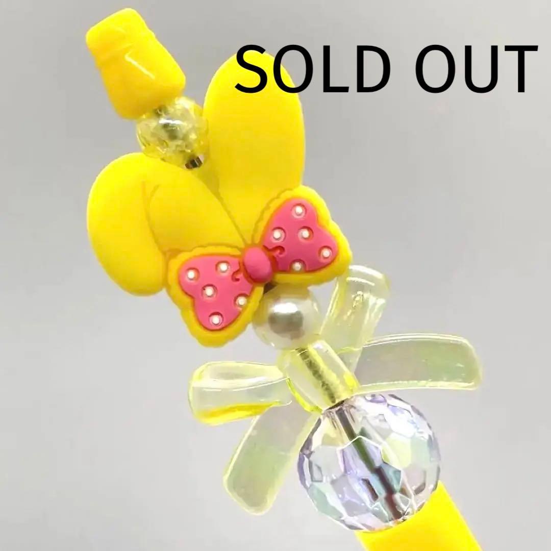 カスタムボールペン♡うさみみ♡  ハンドメイド　うさぎ　デコボールペン