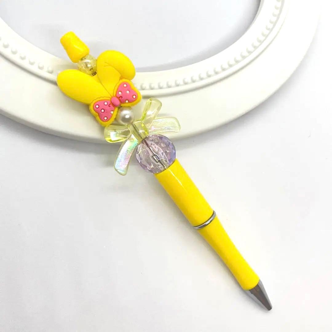 カスタムボールペン♡うさみみ♡  ハンドメイド　うさぎ　デコボールペン