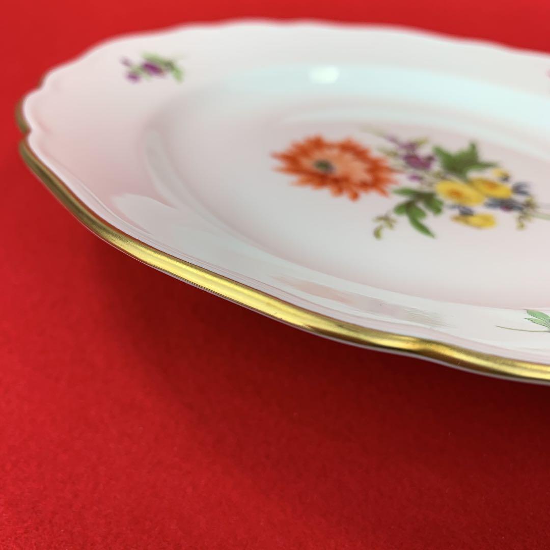 MEISSEN マイセン 三つ花 プレート 18㎝