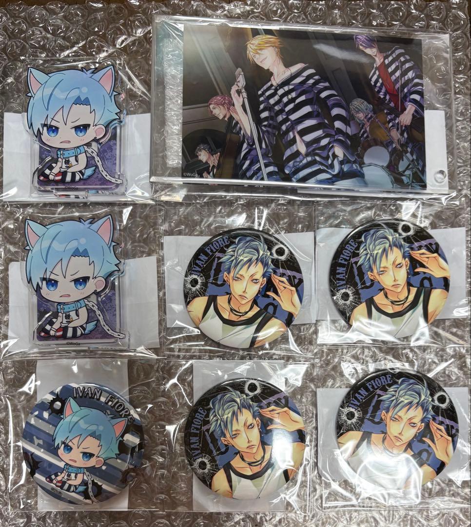 ラッキードッグ 1 オンラインくじ アクスタ 缶バッジ 14点セット