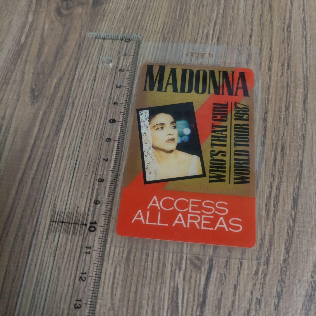 MADONNA WORLD TOUR 1987 バックステージ・パス 非売品