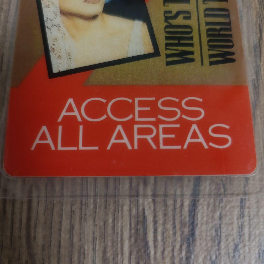 MADONNA WORLD TOUR 1987 バックステージ・パス 非売品