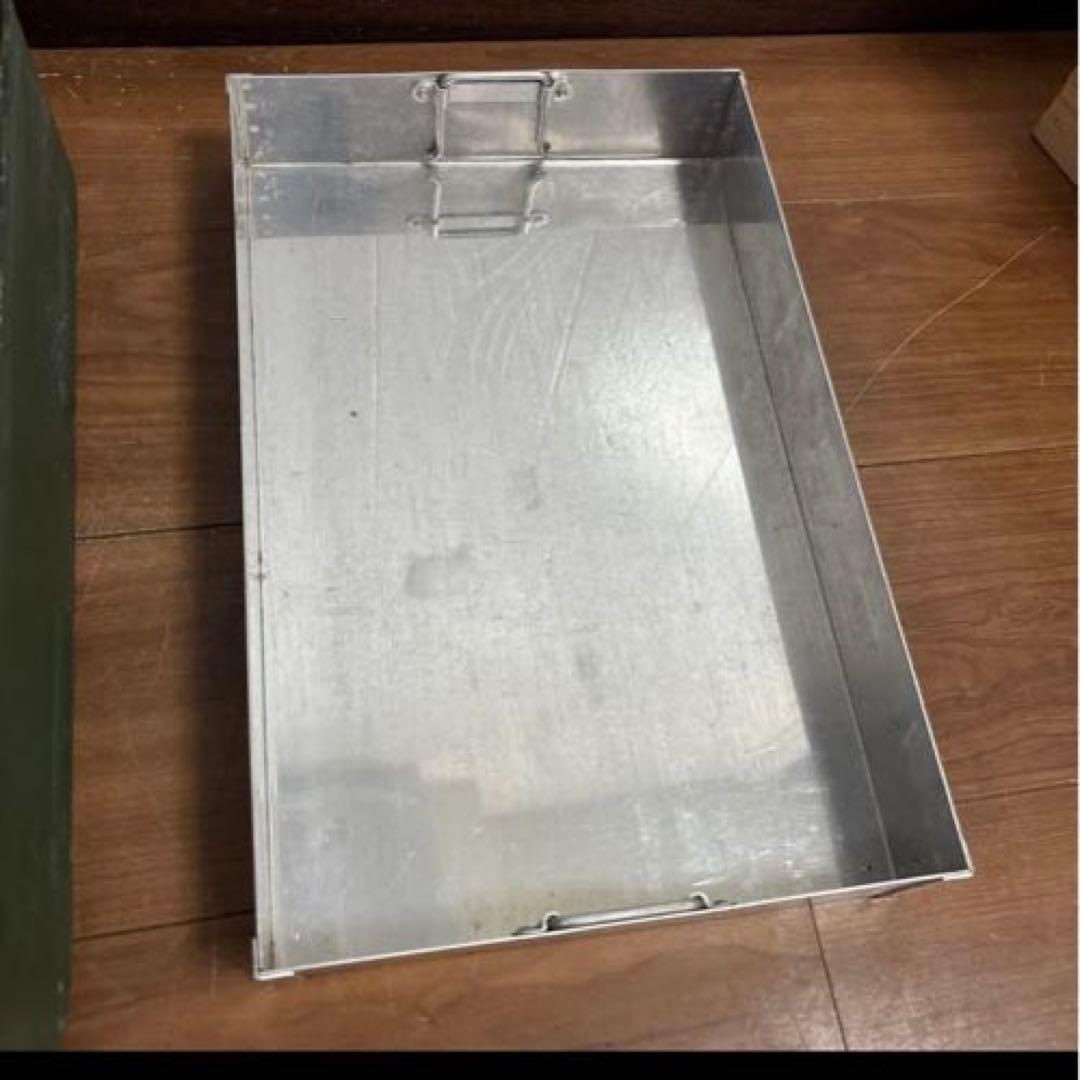 フランス軍　実物　メディカル　スチールケース　ラージ　送料無料