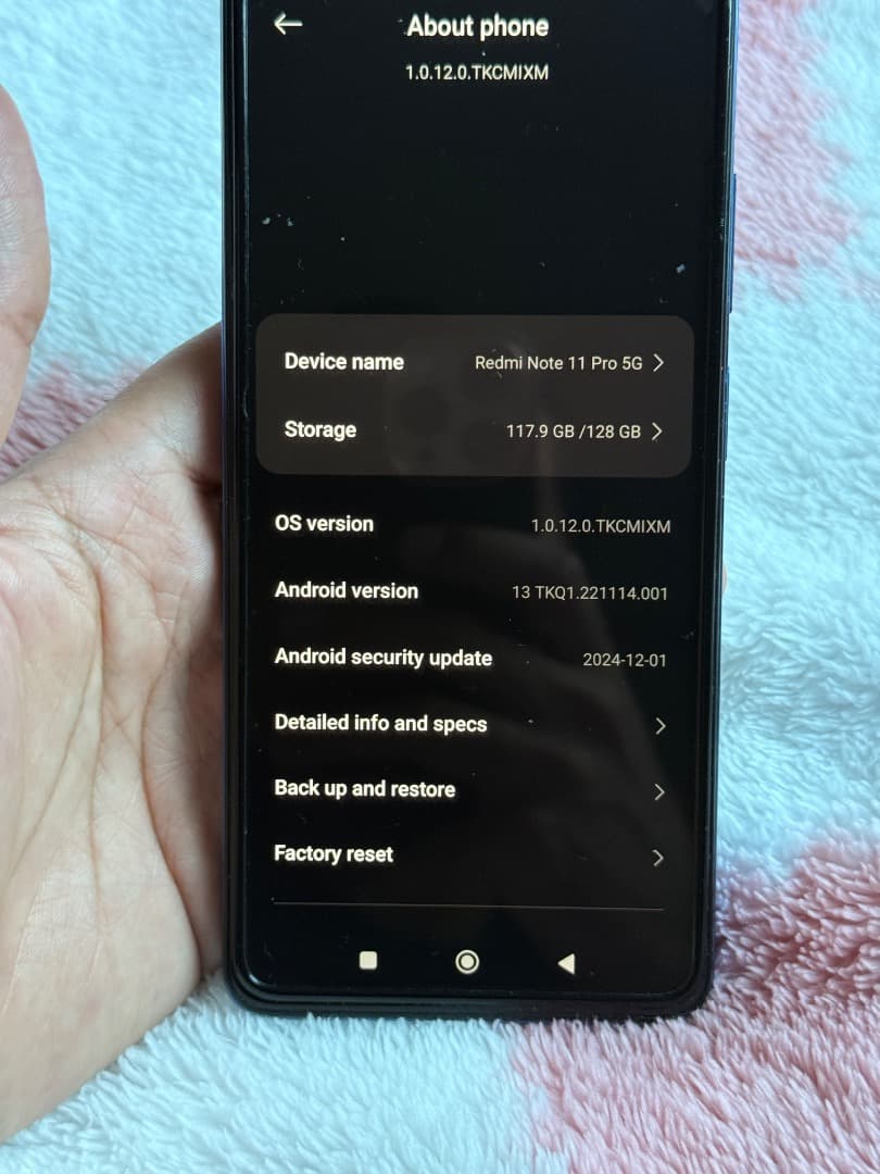 Redmi Note 11 Pro 5G 6/128 SIM フリ