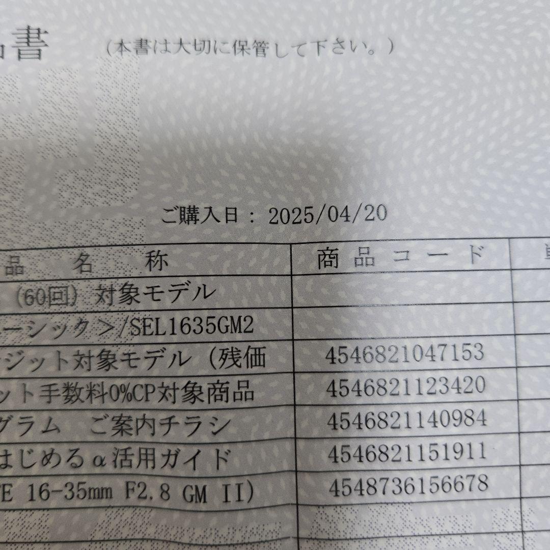 SONY FE 16-35mm F2.8 GM II レンズ　メーカー保証付き