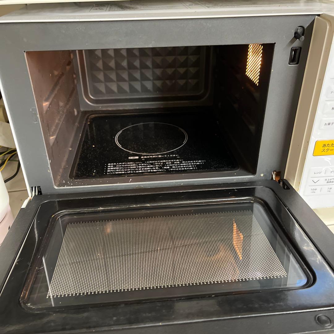 【動作確認済】山善 オーブンレンジ 18L フラットテーブル YRJ-F181V