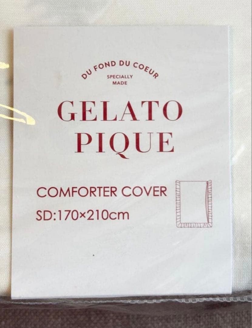 たまご　　GELATO PIQUE いちご柄カバーセット