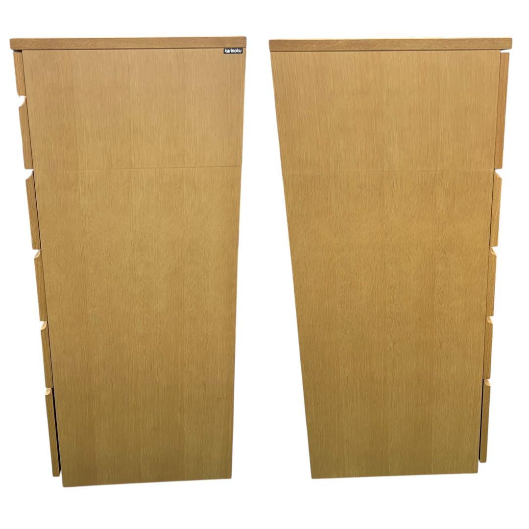 【美品・28万】カリモク家具 チェスト FA3534MS オーク材 6段 タンス