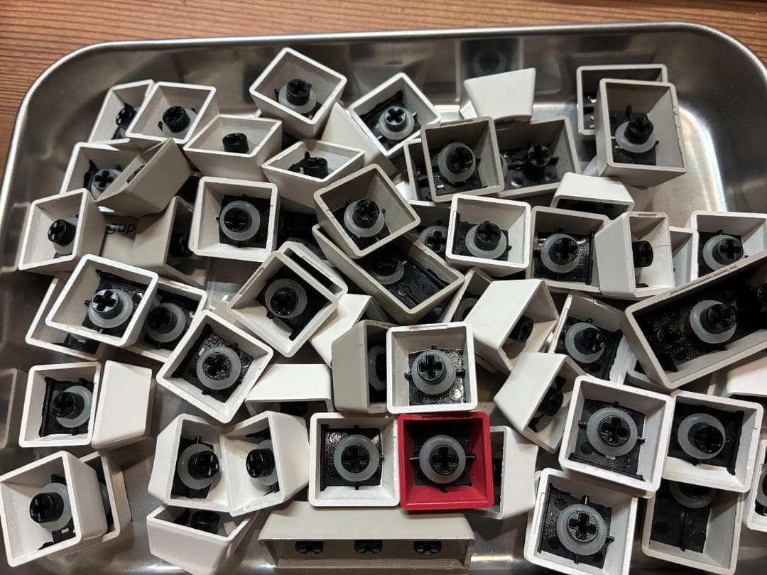 希少モデル Keychron K6 赤軸 US配列 ノンバックライト