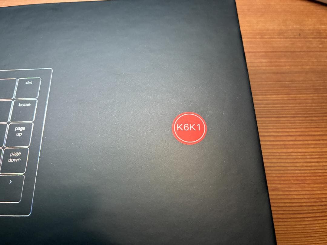 希少モデル Keychron K6 赤軸 US配列 ノンバックライト