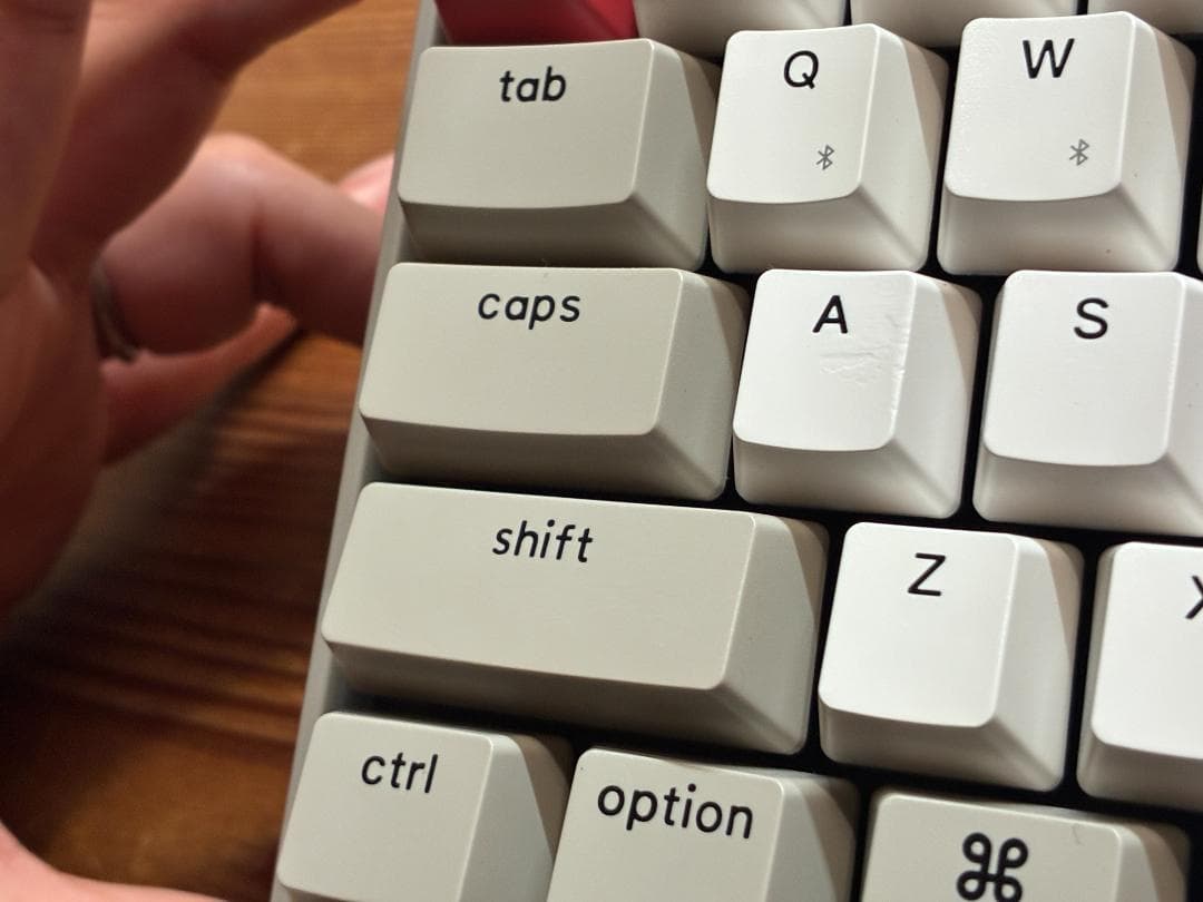 希少モデル Keychron K6 赤軸 US配列 ノンバックライト