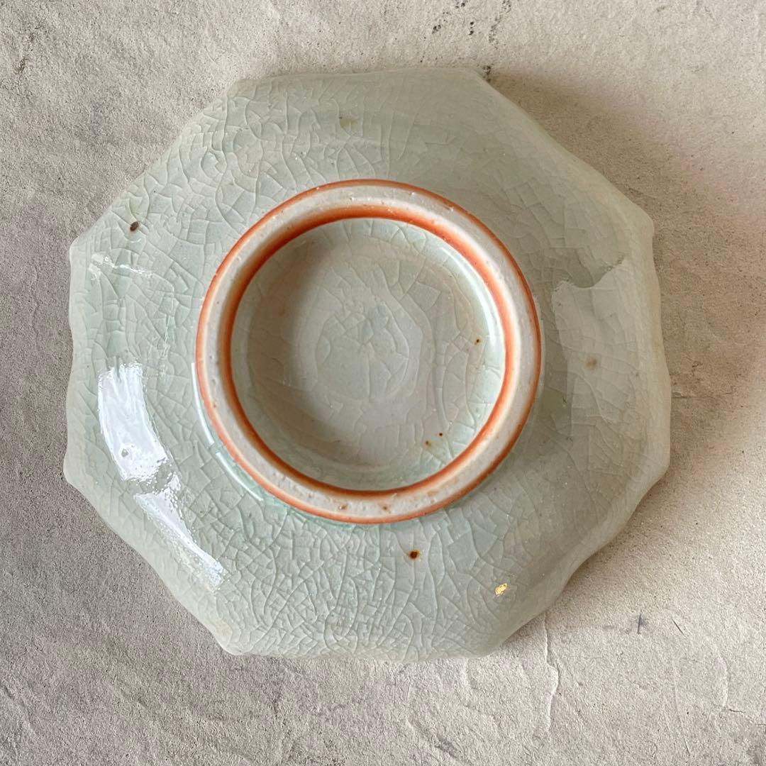 【新品未使用】イムサエム 染付 輪花小皿　入手困難