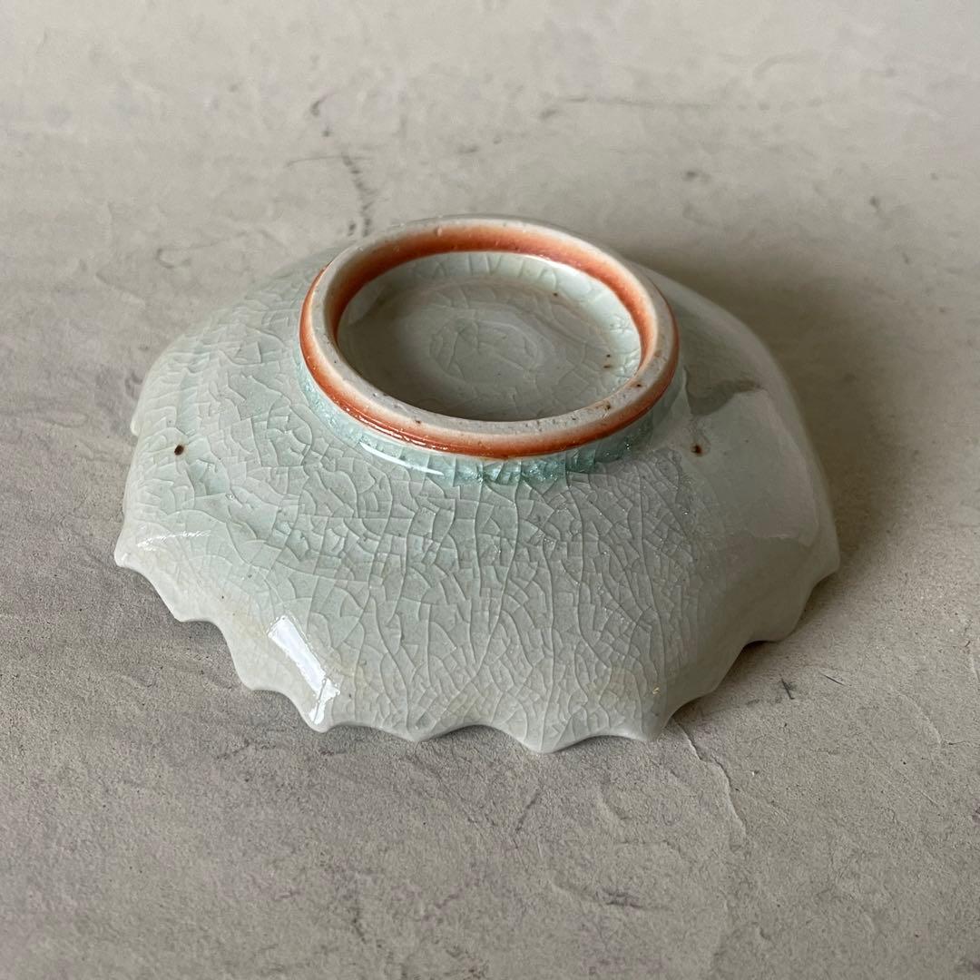 【新品未使用】イムサエム 染付 輪花小皿　入手困難