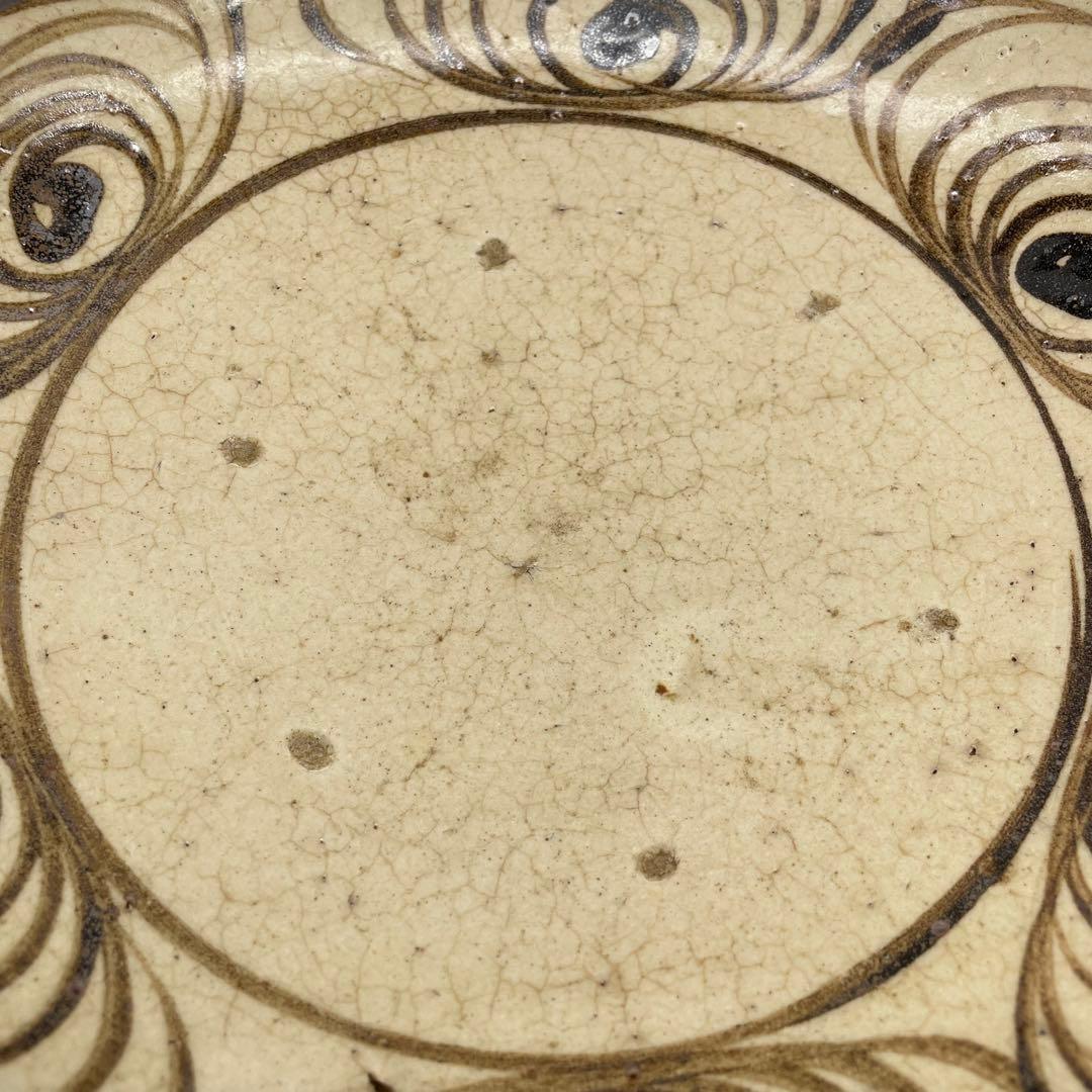 瀬戸焼　渦巻鉢　馬の目皿　飾り皿　大皿　大鉢　アンティーク　骨董