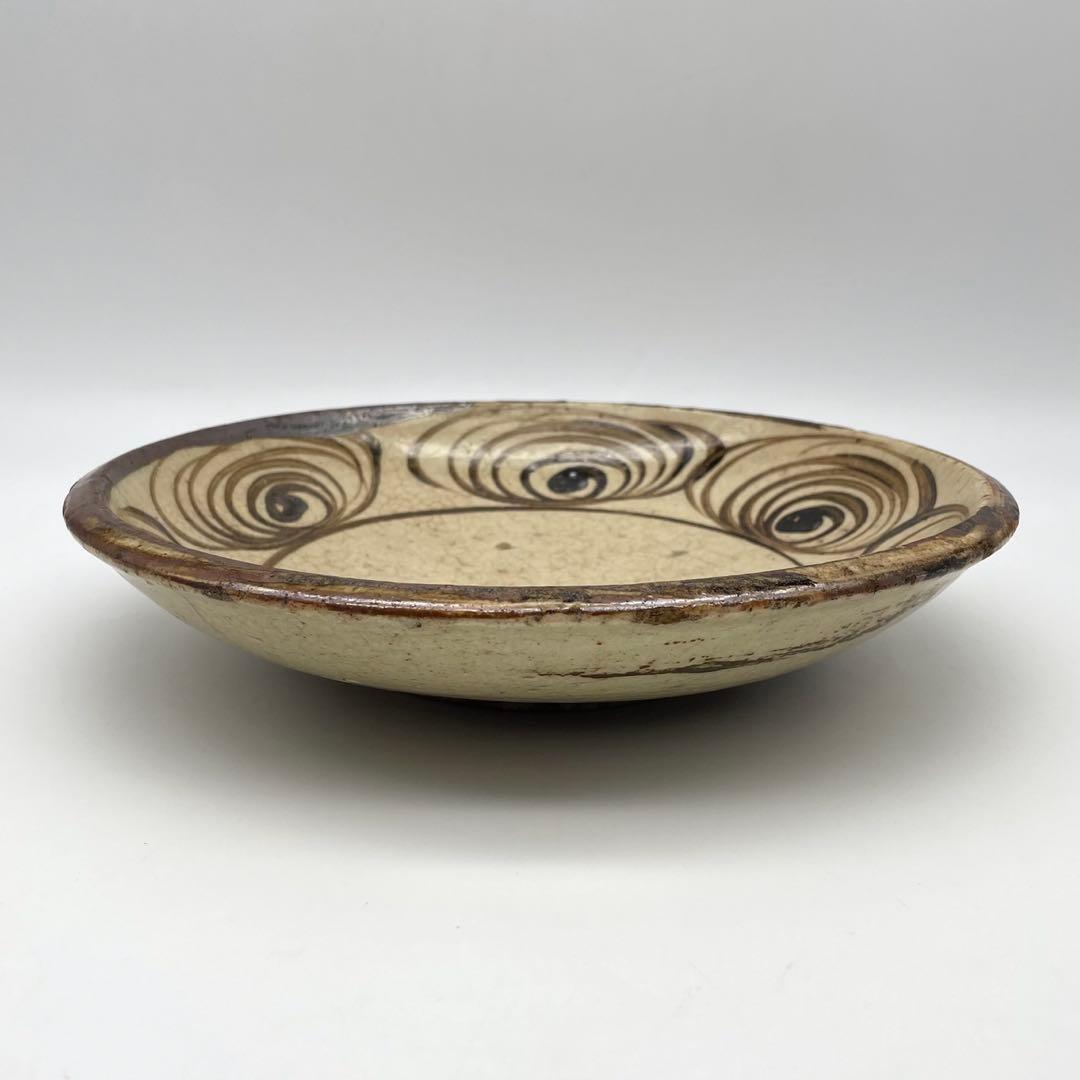瀬戸焼　渦巻鉢　馬の目皿　飾り皿　大皿　大鉢　アンティーク　骨董