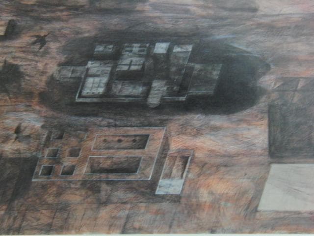 滝純一、【残された島】、希少な額装用画集より、状態良好、新品額装付