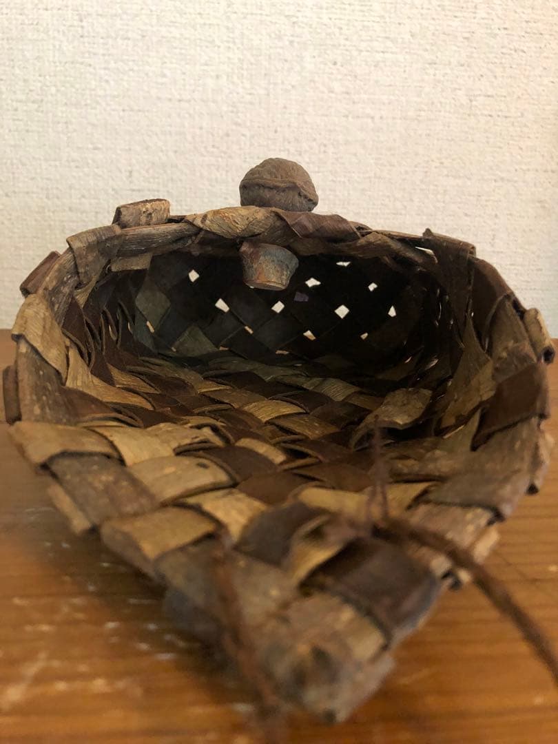 松岡えりこ　掛けかご　くるみ