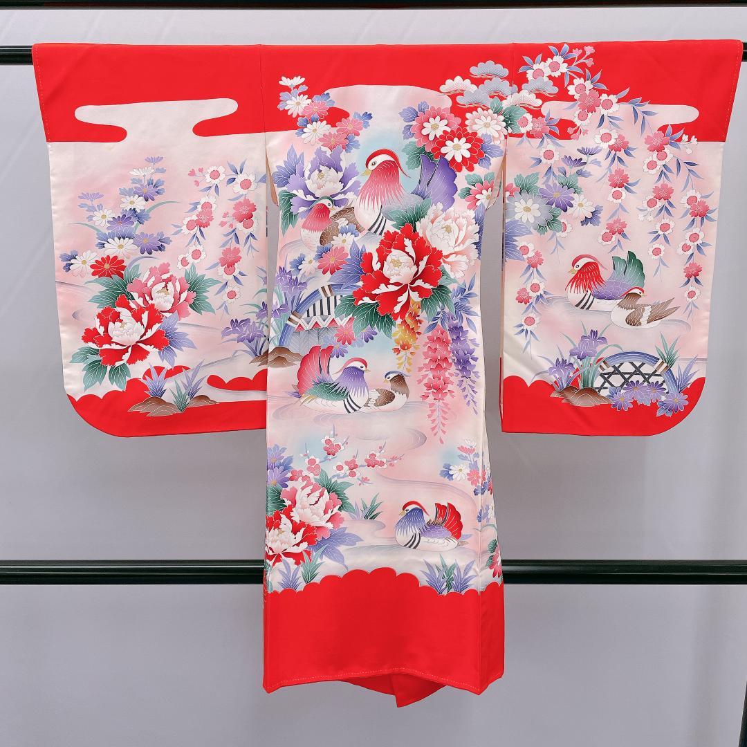 Y★4022★ 子供着物 一つ身 単品 女の子 七五三 3才