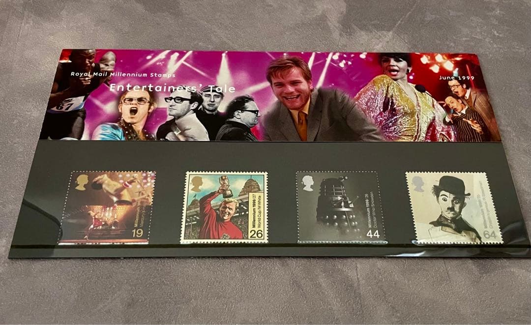 イギリス　ヴィンテージ記念切手　ロイヤルメールミレニアムスタンプ