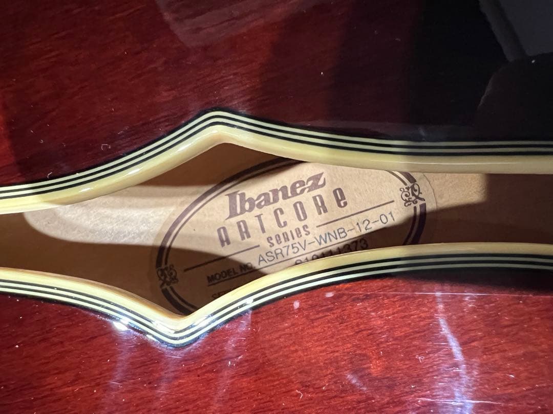 IBANEZ ASR-75V-WNB-12-01 美品　弾きやすい