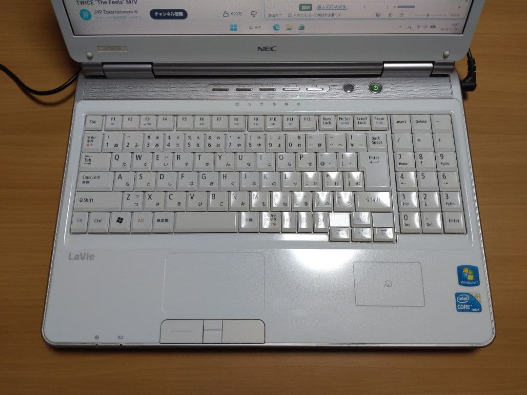 NEC Lavie LL750/W Windows11 office2021入②