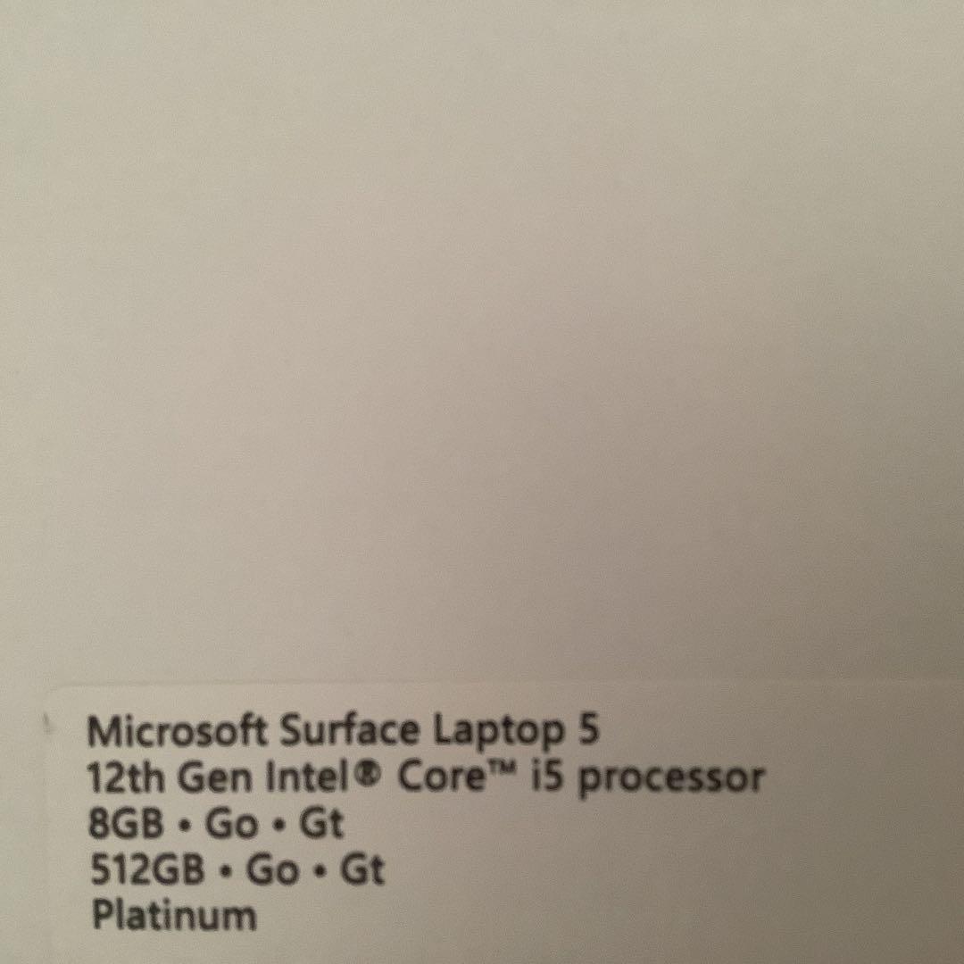 最安値✨ Microsoftサーフェスラップトップ5