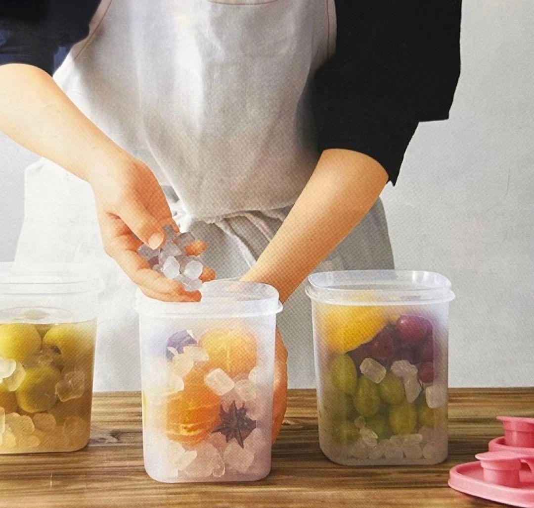 Tupperware Sライン 1L×2個 350ml×1個 3点タッパーウェア