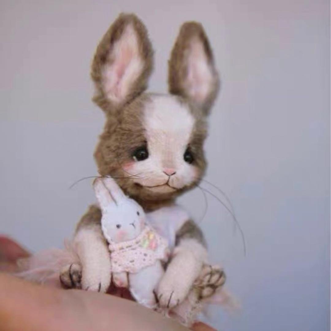 優しいうさぎちゃん テディバニー アーティストベア 海外作家様 ロシア