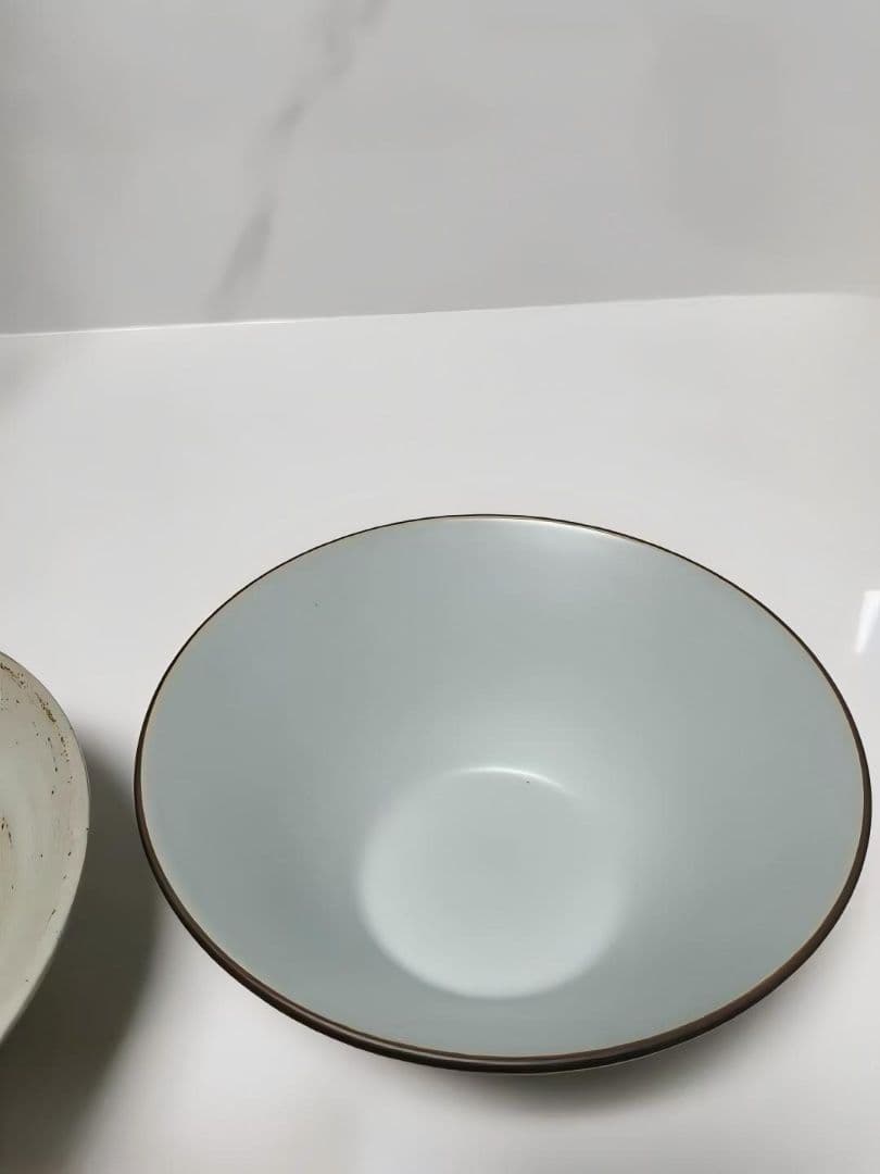 グレーと青のグラデーションボウル