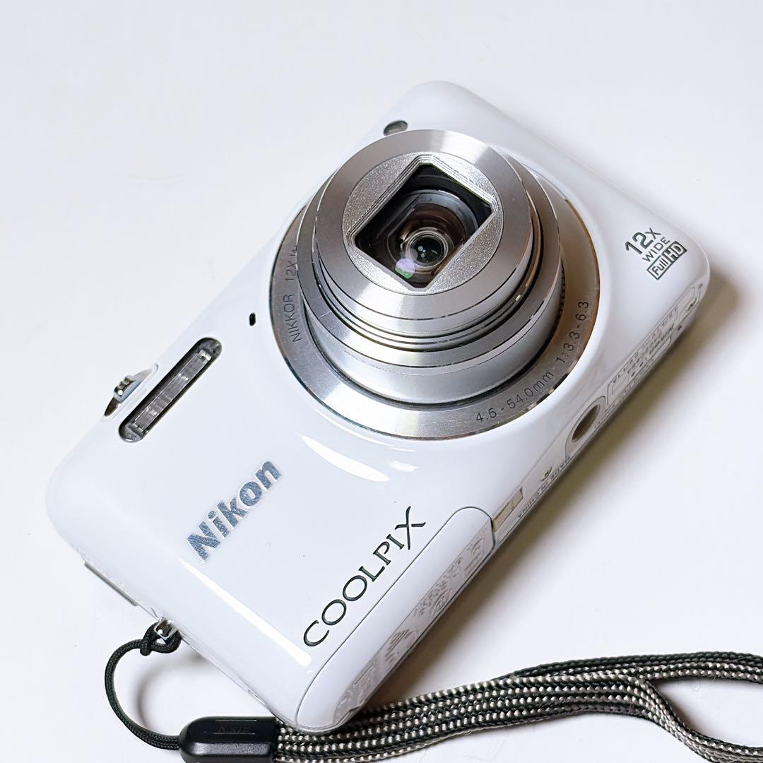ニコン COOLPIX S6600 WH ホワイト クールピクス Wi-Fi