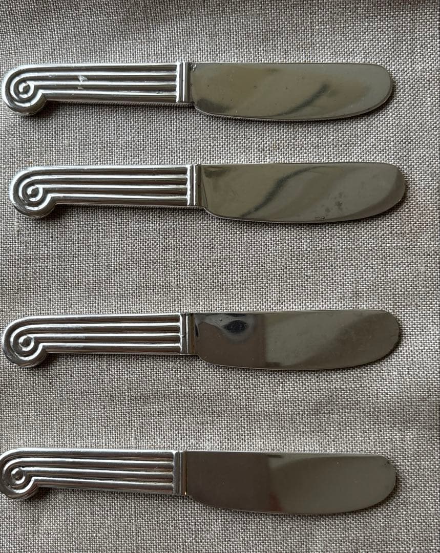 ★Christofle★ バターナイフ ミニ 4本セット シルバー