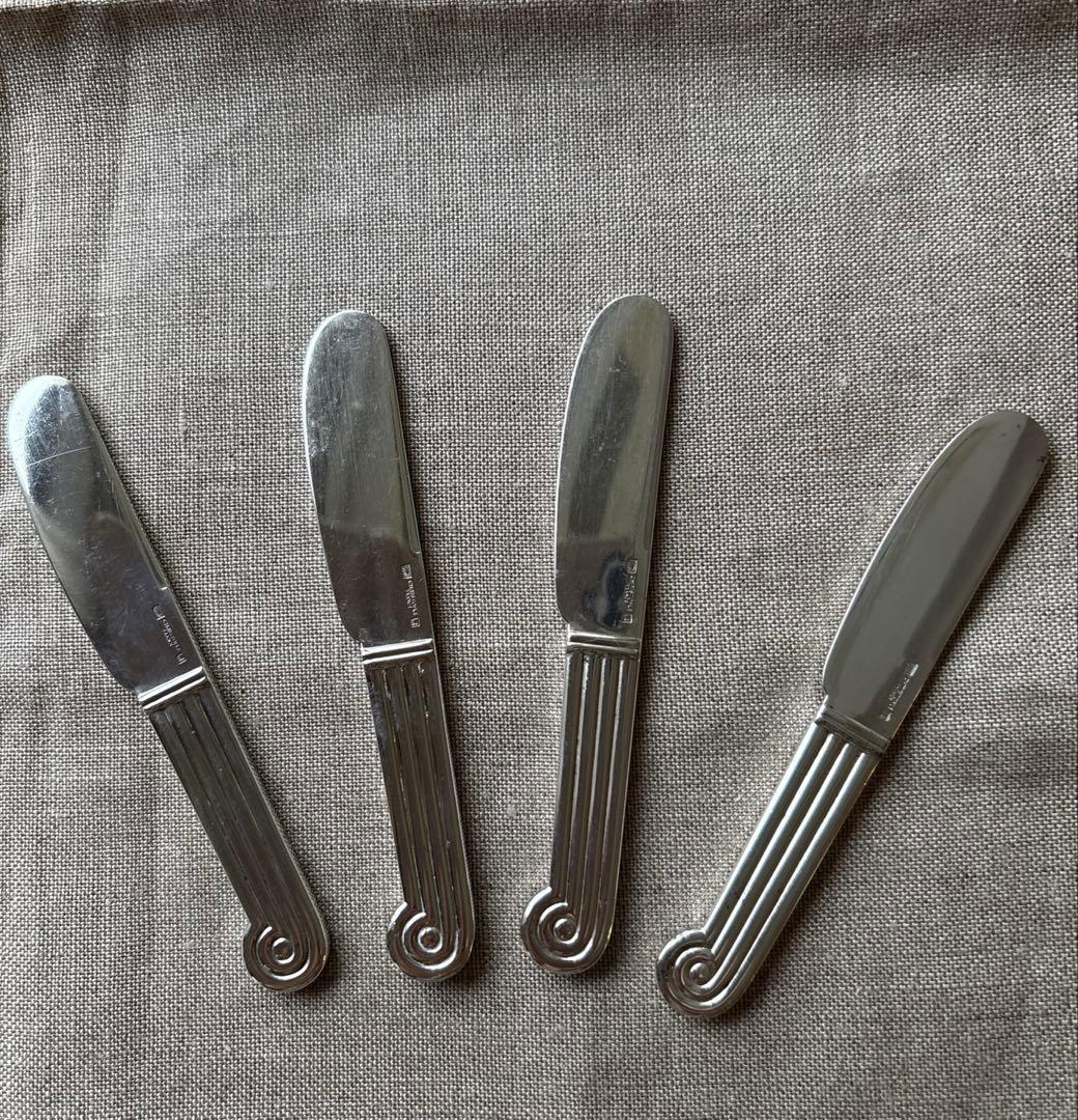 ★Christofle★ バターナイフ ミニ 4本セット シルバー