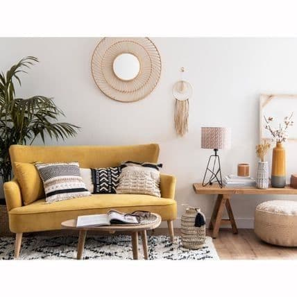 【2点セット】フランス　エスニック柄クッション