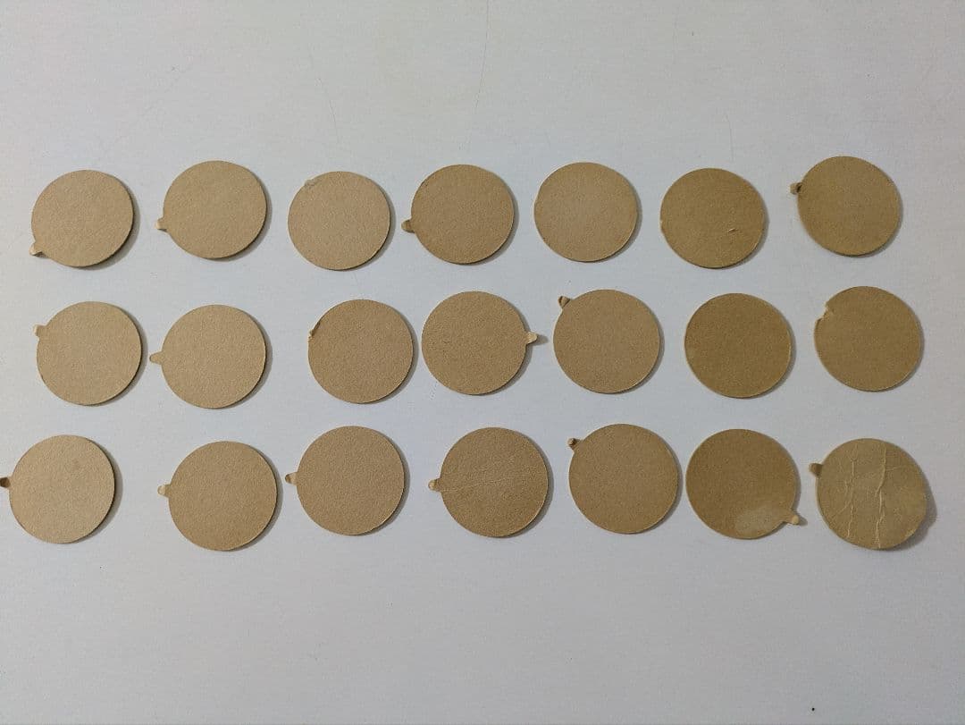 紙製牛乳キャップ540枚