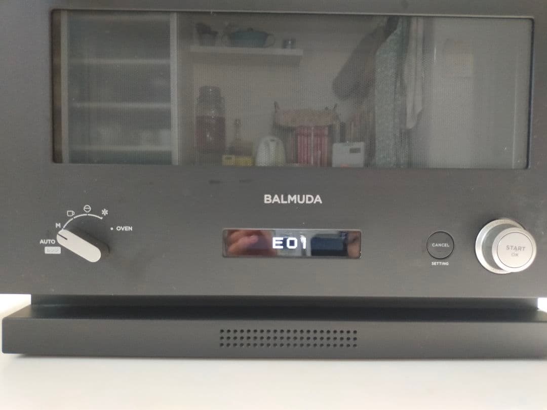 BALMUDA オーブンレンジ ブラック ジャンク品