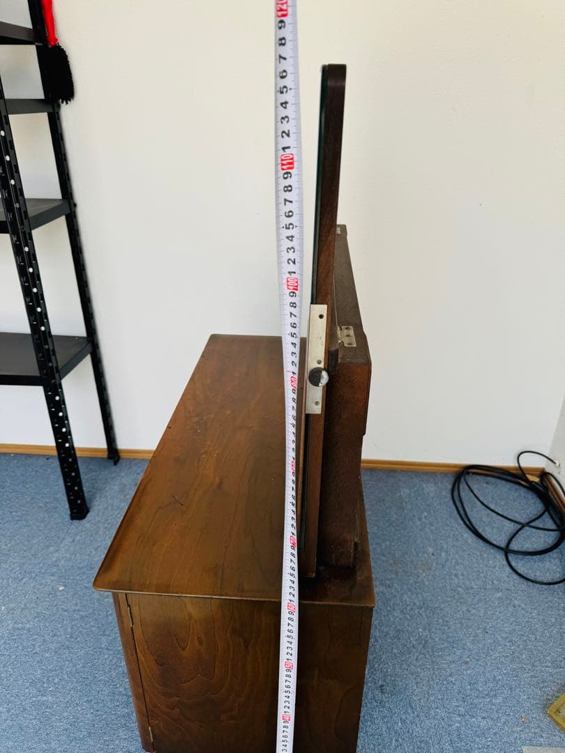 福岡発　鏡台 ドレッサー 小物入れ 木製 ビンテージ 昭和レトロ インテリア