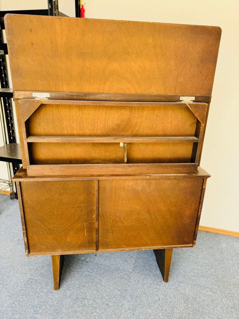 福岡発　鏡台 ドレッサー 小物入れ 木製 ビンテージ 昭和レトロ インテリア