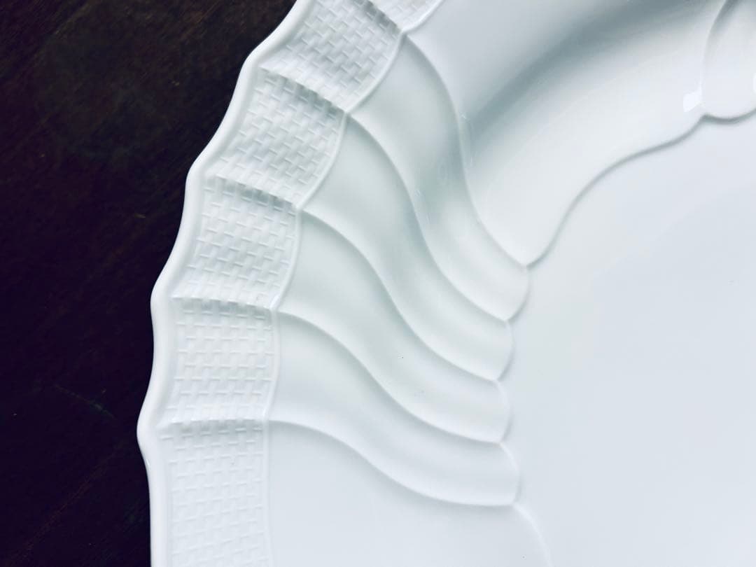 リチャード ジノリ ベッキオホワイト ラウンドディッシュ33cm