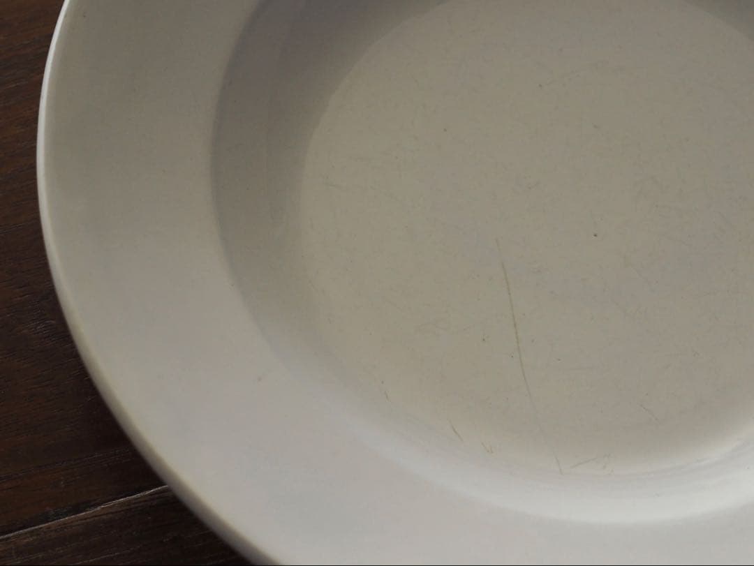 ジアン　白皿　フランスアンティーク