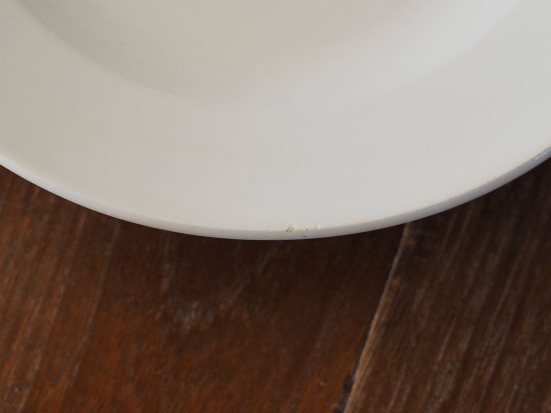 ジアン　白皿　フランスアンティーク