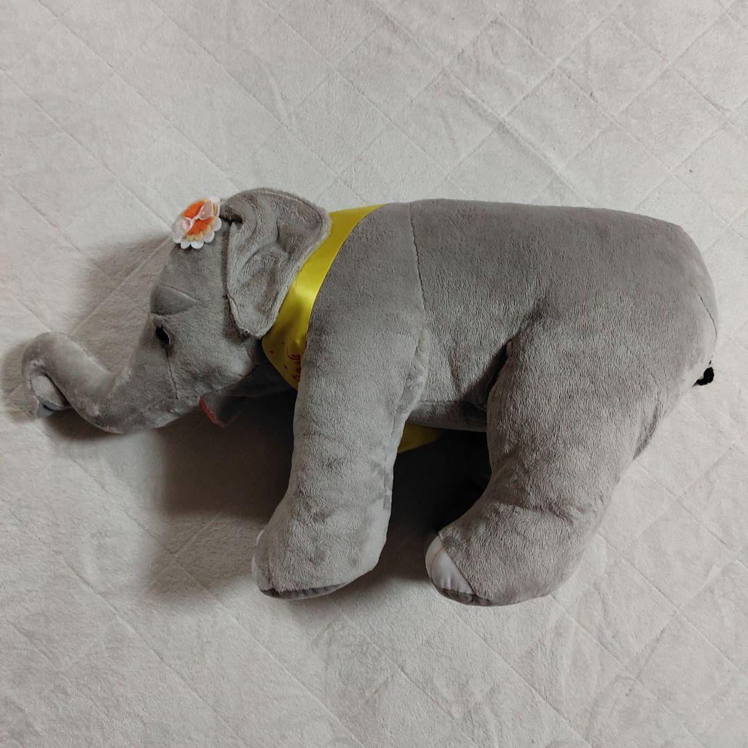 市原ぞうの国限定 ゆめ花 10才記念 特大ぬいぐるみ (カロラータ製)