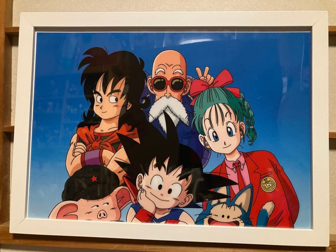 【激レア】ドラゴンボール セル画アートシート 額装パネル 鳥山明