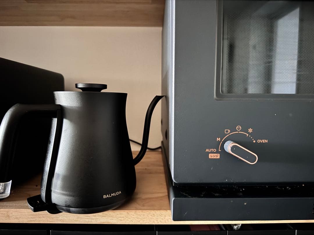 BALMUDA オーブンレンジ 限定カラー　ダークグレー