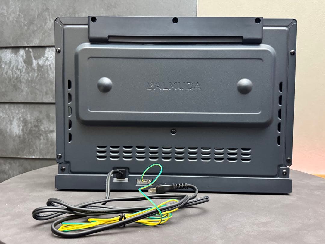 BALMUDA オーブンレンジ 限定カラー　ダークグレー