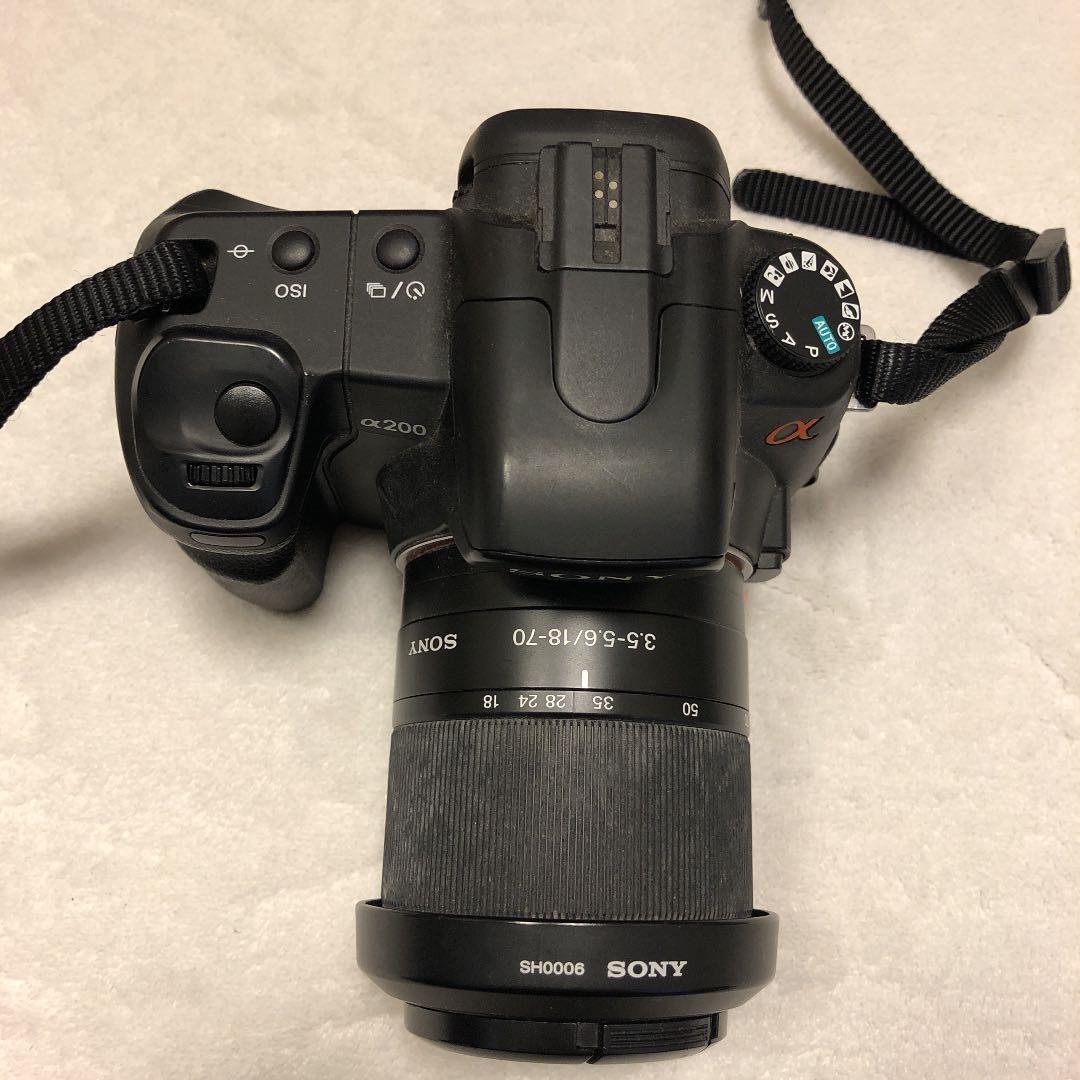 sony α200 本体　レンズ　ジャンク品